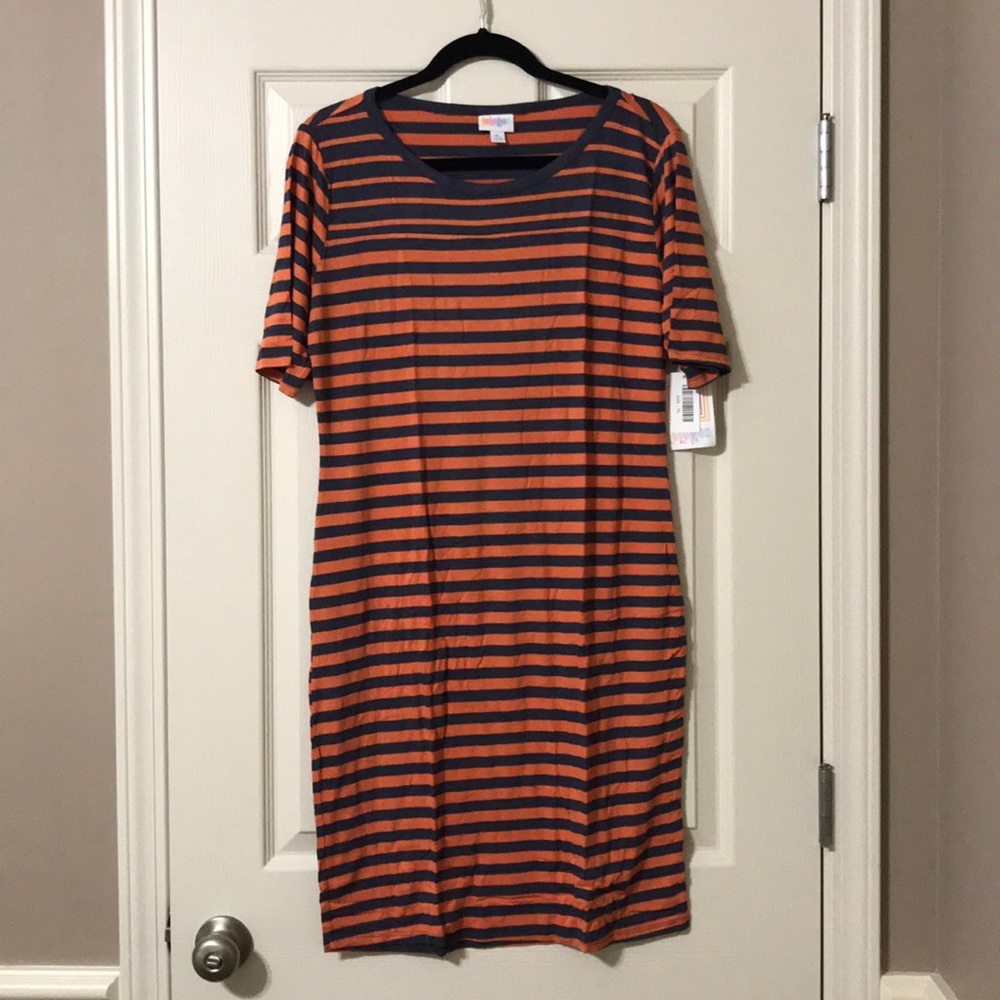 Beautiful striped soft cotton dress